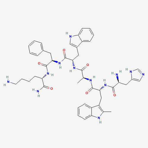 Hexarelin Acetate molecular structure