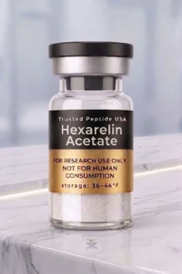 Hexarelin Acetate molecular structure